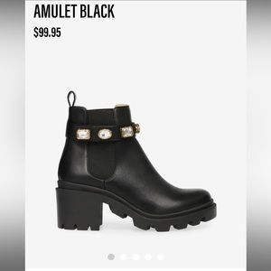 Black Amulet booties by Steve Madden